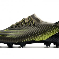 Botas de fútbol Adidas X Ghosted .1 FG Army Verde Negro 