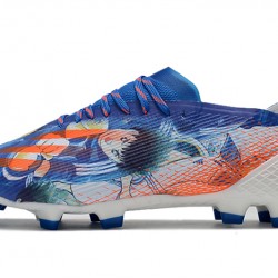 Botas de fútbol Adidas X Ghosted .1 FG Azul naranja Blanco 