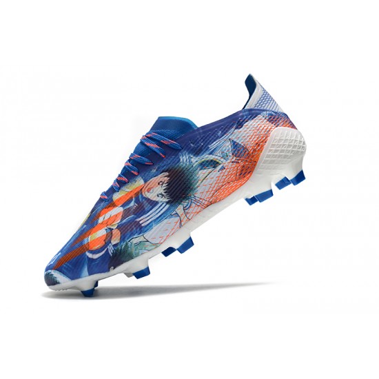Alta calidad Botas de fútbol Adidas X Ghosted .1 FG Azul naranja Blanco