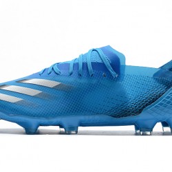 Botas de fútbol Adidas X Ghosted .1 FG Azul Plata 