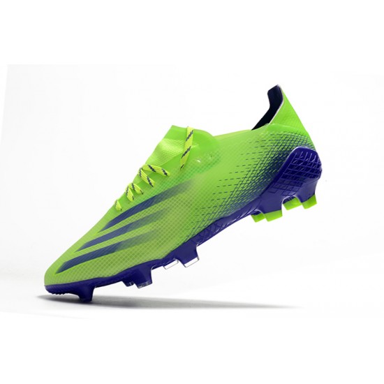 Comprar ahora  Botas de fútbol Adidas X Ghosted .1 FG Verde Azul Púrpura