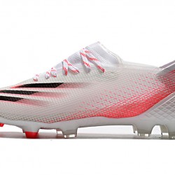 Botas de fútbol Adidas X Ghosted .1 FG Blanco Rosa Negro 