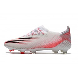 Botas de fútbol Adidas X Ghosted .1 FG Blanco Rosa Negro 