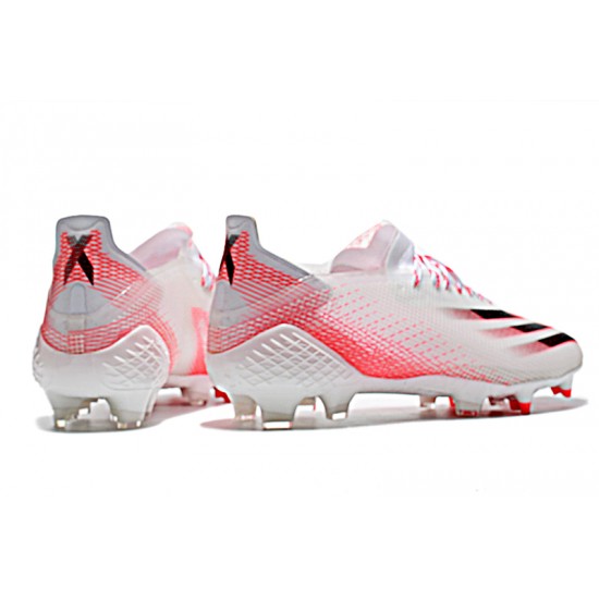 Tienda  Botas de fútbol Adidas X Ghosted .1 FG Blanco Rosa Negro