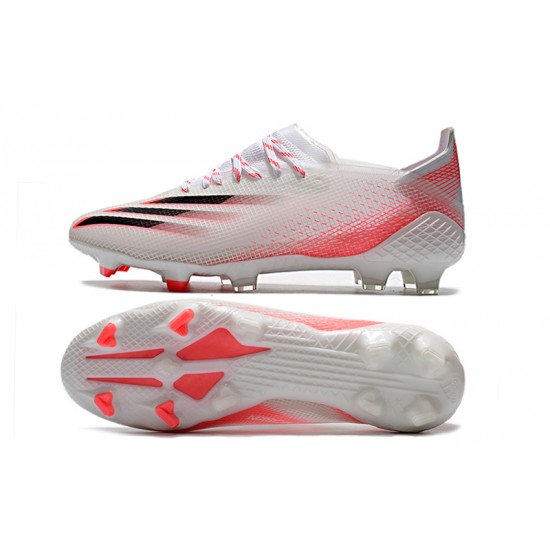 Tienda  Botas de fútbol Adidas X Ghosted .1 FG Blanco Rosa Negro