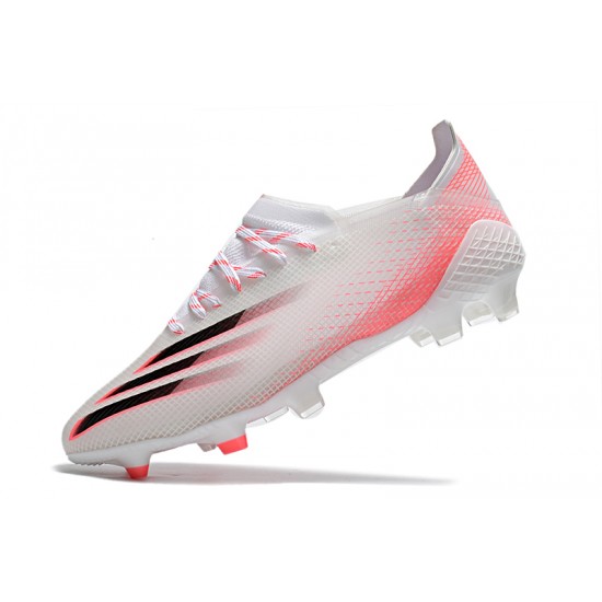 Tienda  Botas de fútbol Adidas X Ghosted .1 FG Blanco Rosa Negro
