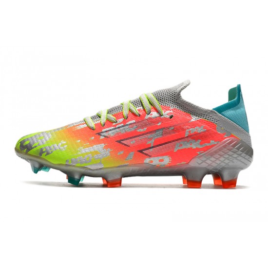 Comprar ahora  Botas de fútbol Adidas X Speedflow .1 FG Rosa Verde Grey