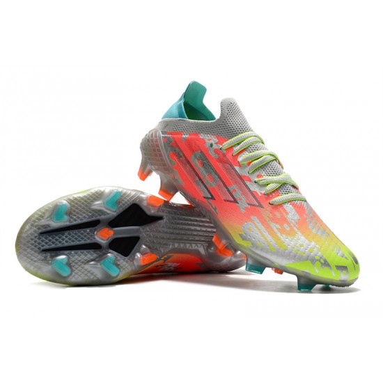 Comprar ahora  Botas de fútbol Adidas X Speedflow .1 FG Rosa Verde Grey