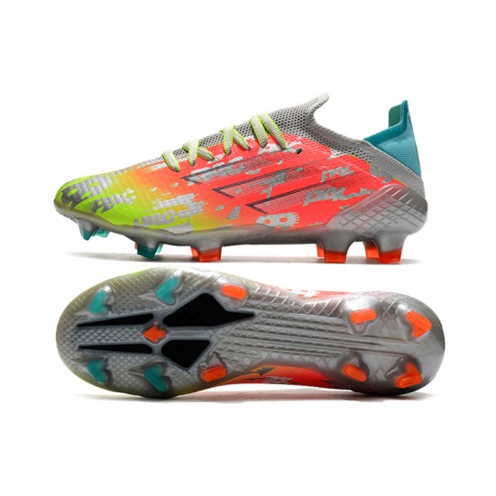 Comprar ahora  Botas de fútbol Adidas X Speedflow .1 FG Rosa Verde Grey