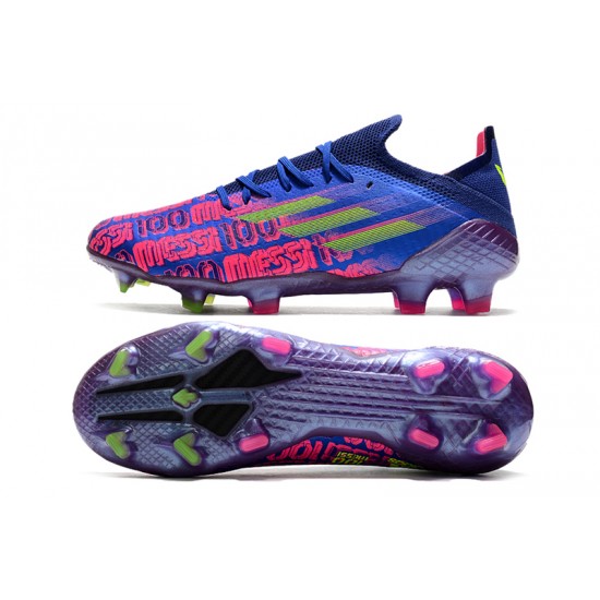 Explorar  Botas de fútbol Adidas X Speedflow .1 FG Rosa Royal Azul