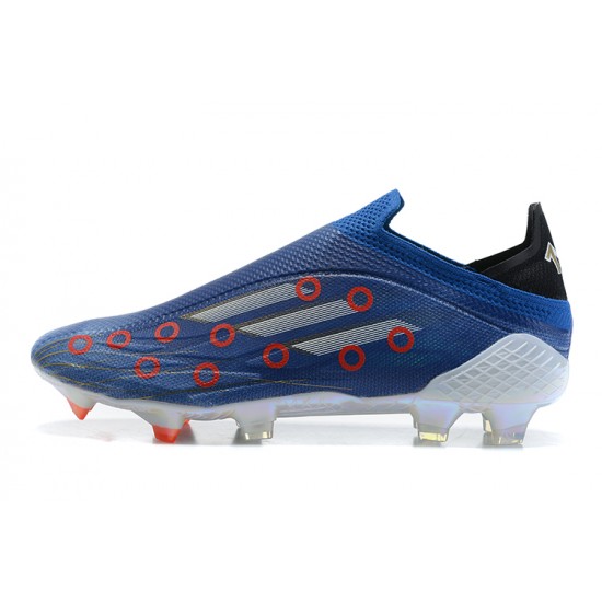 Explorar  Botas de fútbol Adidas X Speedflow+ FG Azul