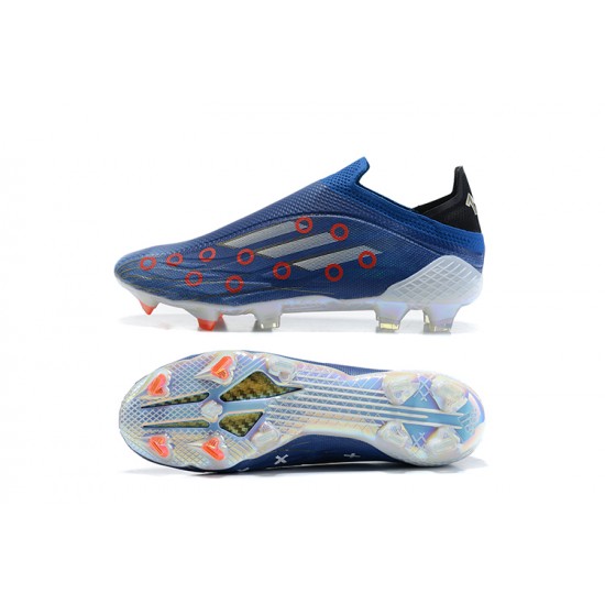 Explorar  Botas de fútbol Adidas X Speedflow+ FG Azul
