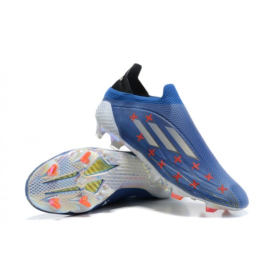Explorar  Botas de fútbol Adidas X Speedflow+ FG Azul