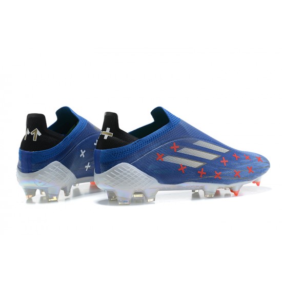Explorar  Botas de fútbol Adidas X Speedflow+ FG Azul