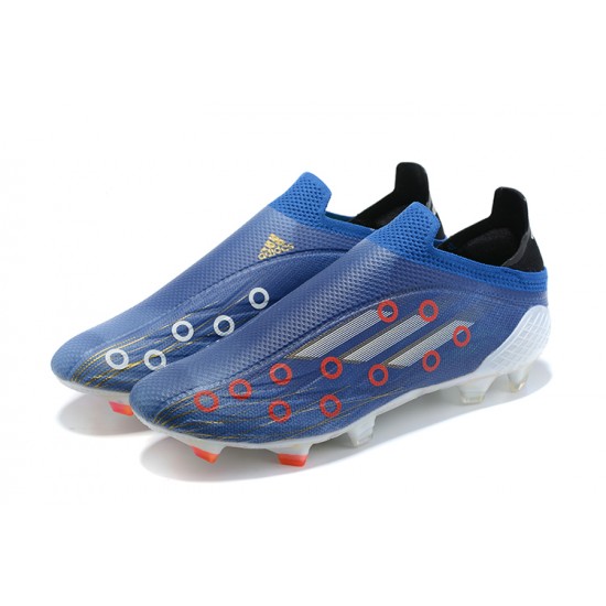 Explorar  Botas de fútbol Adidas X Speedflow+ FG Azul