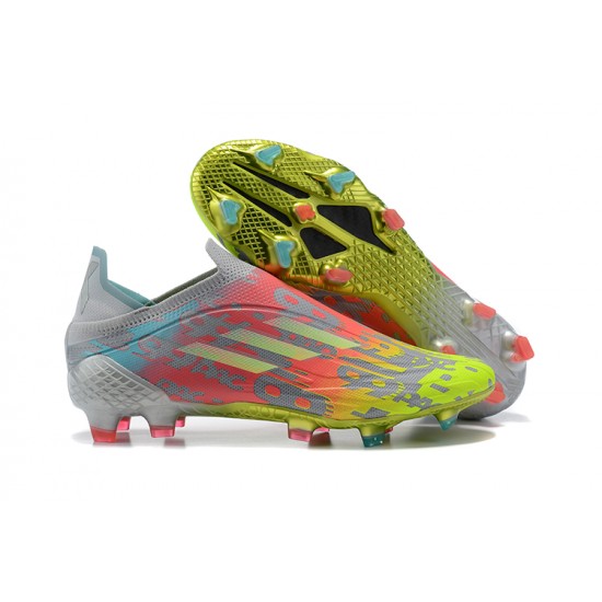 Descubrir  Botas de fútbol Adidas X Speedflow+ FG naranja Verde Grey