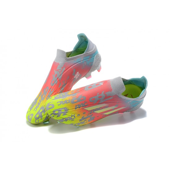 Descubrir  Botas de fútbol Adidas X Speedflow+ FG naranja Verde Grey