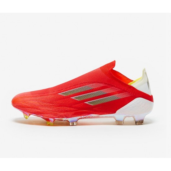 Alta calidad Botas de fútbol Adidas X Speedflow+ FG Rojo Blanco