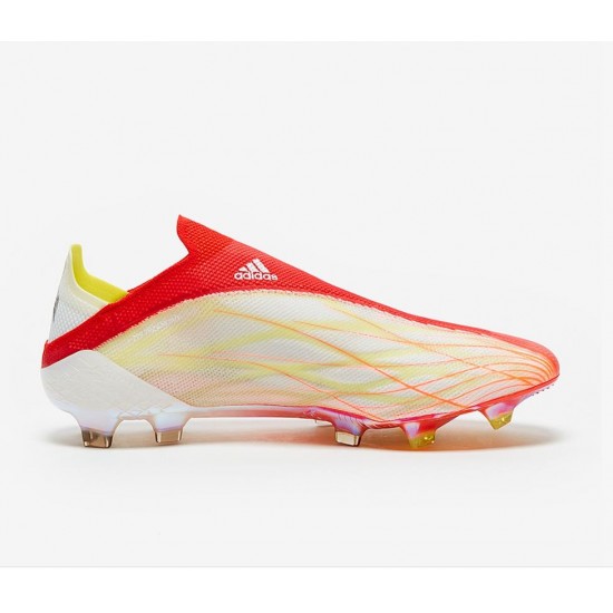 Alta calidad Botas de fútbol Adidas X Speedflow+ FG Rojo Blanco