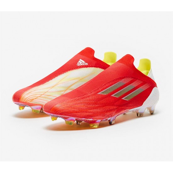 Alta calidad Botas de fútbol Adidas X Speedflow+ FG Rojo Blanco
