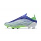 Alta calidad Botas de fútbol Adidas X Speedflow+ FG Blanco Azul Verde