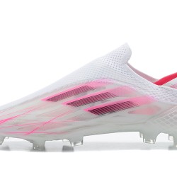 Botas de fútbol Adidas X Speedflow+ FG Blanco Rosa