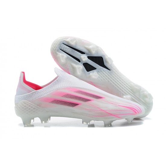 Descubrir  Botas de fútbol Adidas X Speedflow+ FG Blanco Rosa