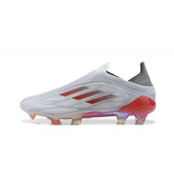 Botas de fútbol Adidas X Speedflow+ FG Blanco Rojo