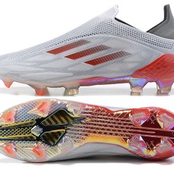 Botas de fútbol Adidas X Speedflow+ FG Blanco Rojo