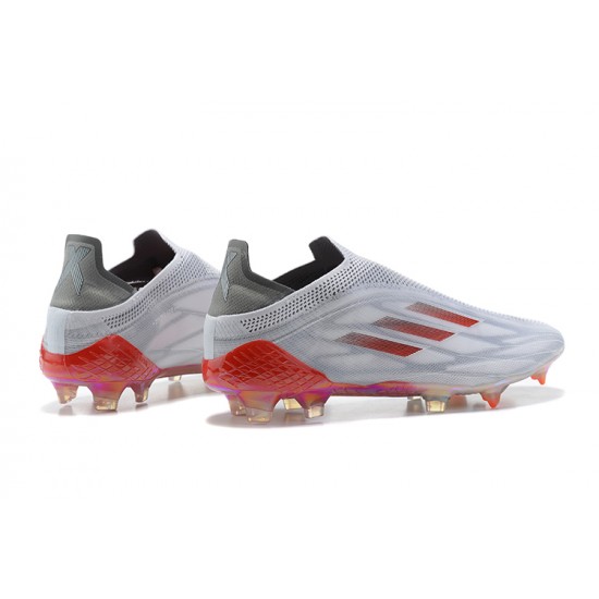 Alta calidad Botas de fútbol Adidas X Speedflow+ FG Blanco Rojo