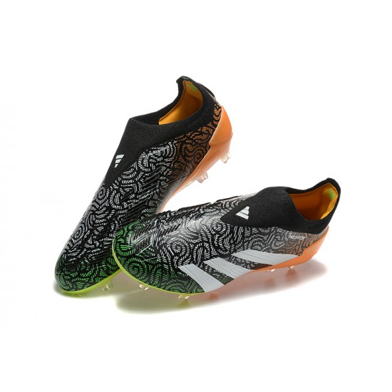 Comprar ahora  Adidas Predator Accuracy FG Negro Naranja Hombre Zapatos De Futbol