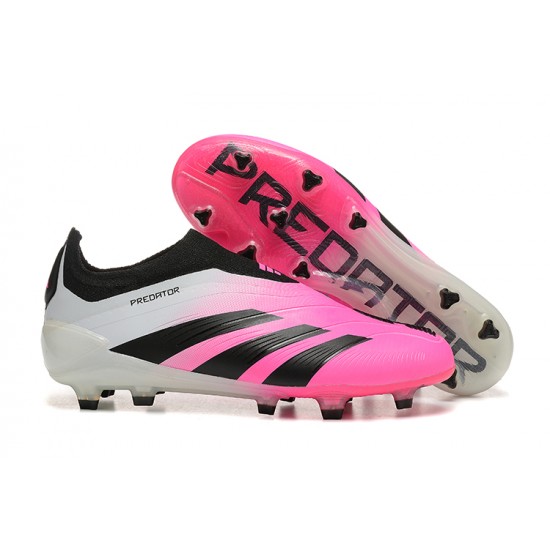 Calidad superior  Adidas Predator Accuracy FG Rosa Negro Hombre Zapatos De Futbol
