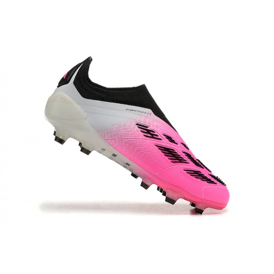 Calidad superior  Adidas Predator Accuracy FG Rosa Negro Hombre Zapatos De Futbol