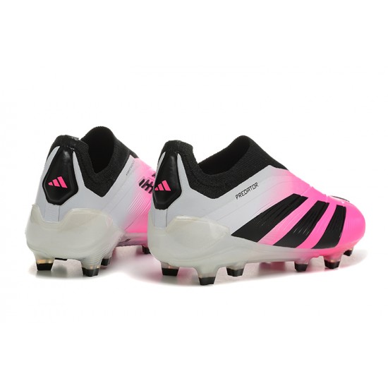 Calidad superior  Adidas Predator Accuracy FG Rosa Negro Hombre Zapatos De Futbol