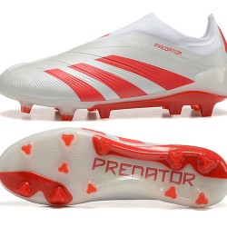 Adidas Predator Accuracy FG Rojo Blanco Hombre Zapatos De Futbol
