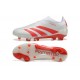 Alta calidad Adidas Predator Accuracy FG Rojo Blanco Hombre Zapatos De Futbol