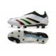 Tienda  Adidas Predator Accuracy FG Blanco Negro Zapatos De Futbol