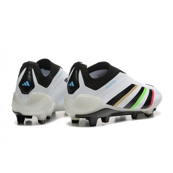 Tienda  Adidas Predator Accuracy FG Blanco Negro Zapatos De Futbol
