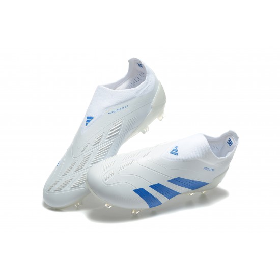 Comprar ahora  Adidas Predator Accuracy FG Blanco y Azul Hombre Zapatos De Futbol