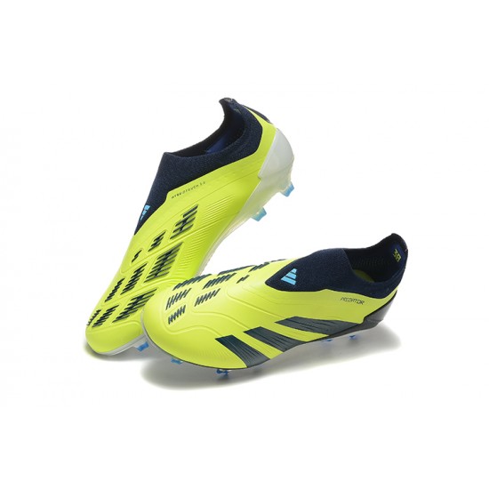 Calidad superior  Adidas Predator Accuracy FG Amarillo Negro Hombre Zapatos De Futbol