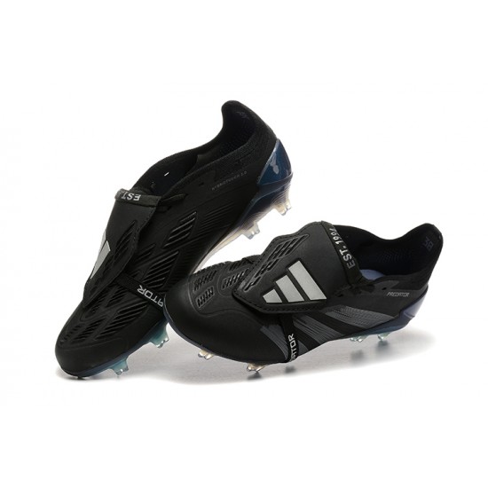 Calidad superior  Adidas Predator Accuracy FG Negro Azul Hombre Zapatos De Futbol