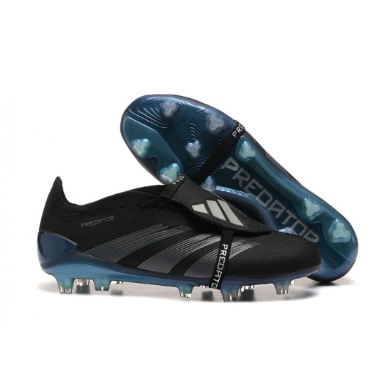 Calidad superior  Adidas Predator Accuracy FG Negro Azul Hombre Zapatos De Futbol