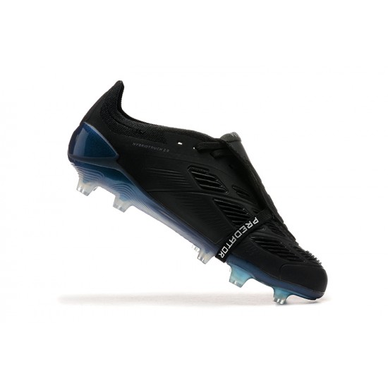Calidad superior  Adidas Predator Accuracy FG Negro Azul Hombre Zapatos De Futbol
