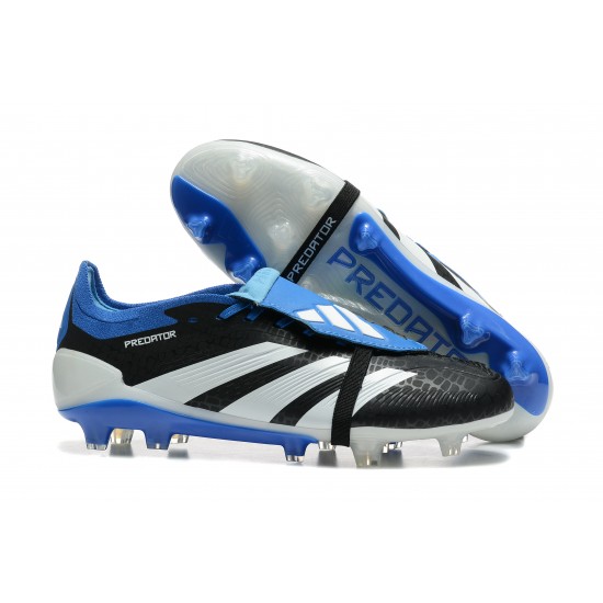 Explorar  Adidas Predator Accuracy FG Negro y AzulZapatos De Futbol