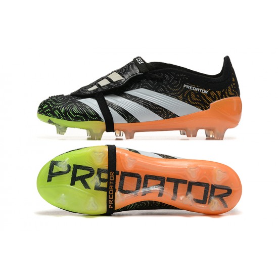 Mejor calidad  Adidas Predator Accuracy FG Negro y Naranja Hombre Zapatos De Futbol
