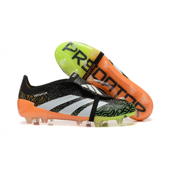 Mejor calidad  Adidas Predator Accuracy FG Negro y Naranja Hombre Zapatos De Futbol