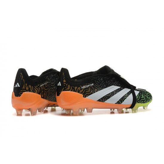 Mejor calidad  Adidas Predator Accuracy FG Negro y Naranja Hombre Zapatos De Futbol