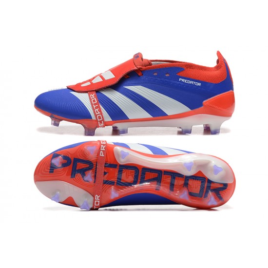 Mejor calidad  Adidas Predator Accuracy FG Azul Rojo Hombre Zapatos De Futbol