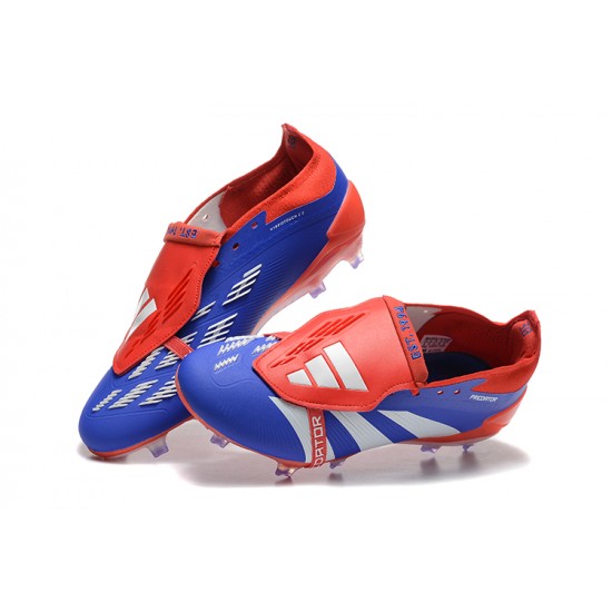 Mejor calidad  Adidas Predator Accuracy FG Azul Rojo Hombre Zapatos De Futbol