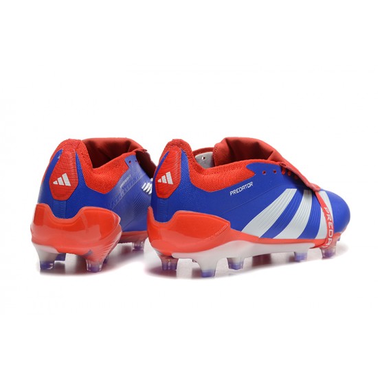 Mejor calidad  Adidas Predator Accuracy FG Azul Rojo Hombre Zapatos De Futbol